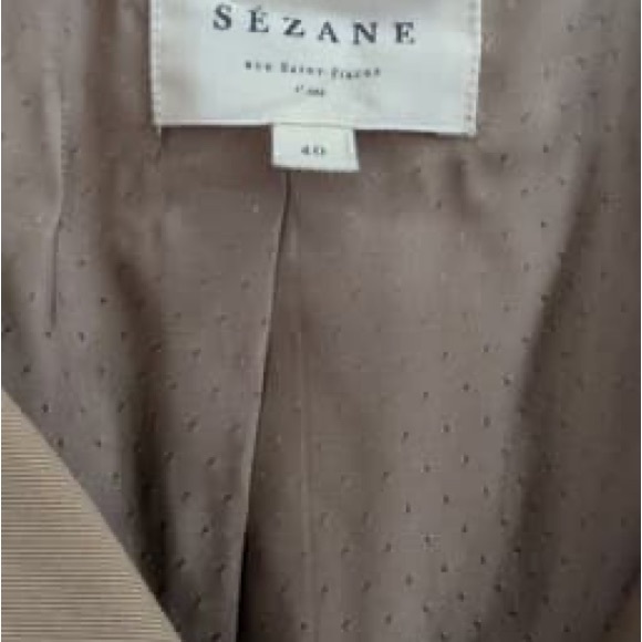 Sezane Tan Trench Coat - Picture 5 of 8